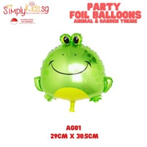 Foil Balloon 16 Inch 1 Piece Green Frog