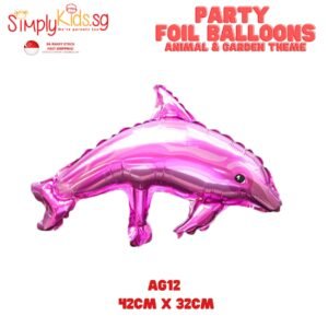 Foil Balloon 16 Inch 1 Piece Pink Dolphin