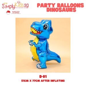 Birthday Foil Balloon 18 Inch 1 Piece Dino-01