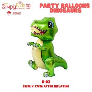 Birthday Foil Balloon 18 Inch 1 Piece Dino-03