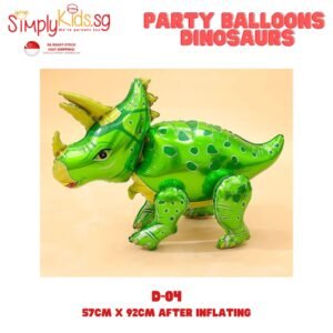 Birthday Foil Balloon 18 Inch 1 Piece Dino-04