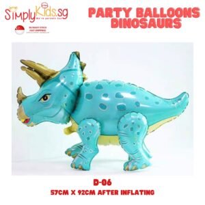 Birthday Foil Balloon 18 Inch 1 Piece Dino-06
