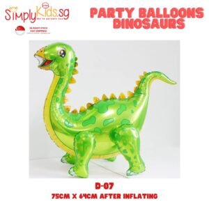 Birthday Foil Balloon 18 Inch 1 Piece Dino-07