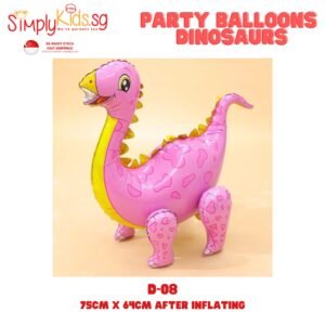 Birthday Foil Balloon 18 Inch 1 Piece Dino-08