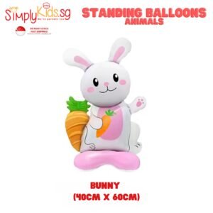 Birthday Foil Balloon 18 Inch 1 Piece Standing Bunny