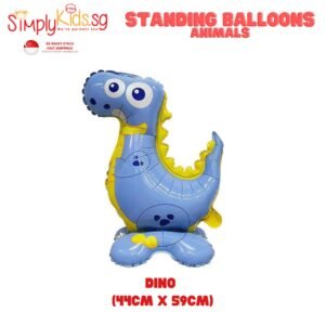 Birthday Foil Balloon 18 Inch 1 Piece Standing Dino