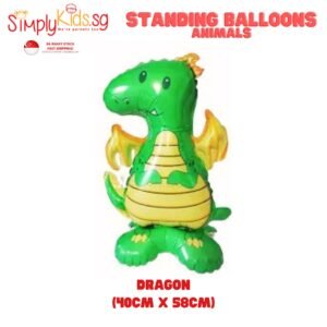 Birthday Foil Balloon 18 Inch 1 Piece Standing Dragon