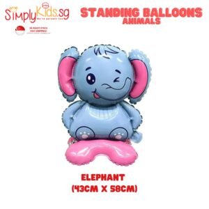 Birthday Foil Balloon 18 Inch 1 Piece Standing Elephant
