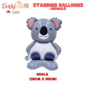 Birthday Foil Balloon 18 Inch 1 Piece Standing Koala
