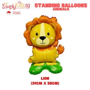 Birthday Foil Balloon 18 Inch 1 Piece Standing Lion