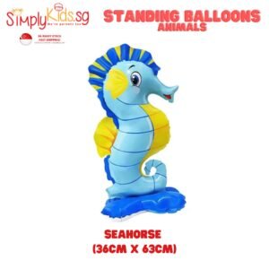 Birthday Foil Balloon 18 Inch 1 Piece StandingSeaHorse
