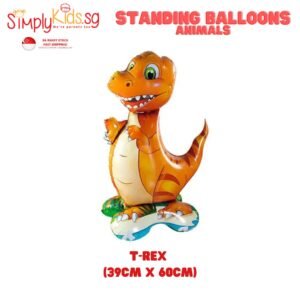 Birthday Foil Balloon 18 Inch 1 Piece Standing TRex