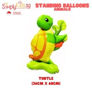 Birthday Foil Balloon 18 Inch 1 Piece Standing Turtle