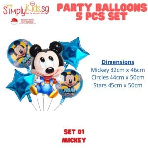 Birthday Foil Balloon Character Set-01