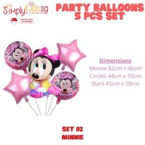 Birthday Foil Balloon Character Set-02