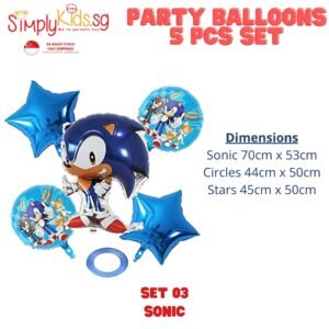Birthday Foil Balloon Character Set-03