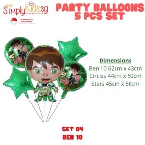 Birthday Foil Balloon Character Set-04