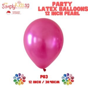 Pearl Color Latex Balloon 12 Inch 5 Pieces P03