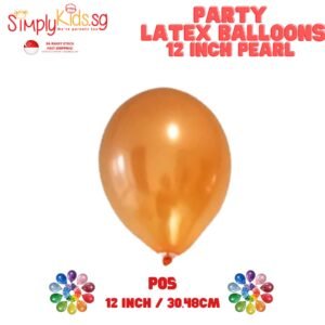 Pearl Color Latex Balloon 12 Inch 5 Pieces P05