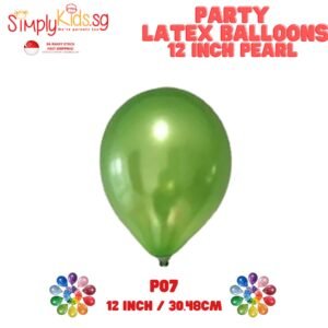 Pearl Color Latex Balloon 12 Inch 5 Pieces P07