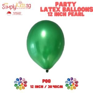Pearl Color Latex Balloon 12 Inch 5 Pieces P08