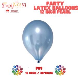 Pearl Color Latex Balloon 12 Inch 5 Pieces P09