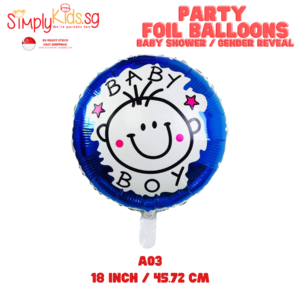 Foil Balloons Baby Shower Gender Reveal Boy  02