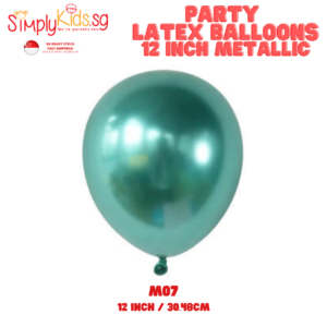 Metallic Color Latex Balloon 12 Inch 5 Pieces M07